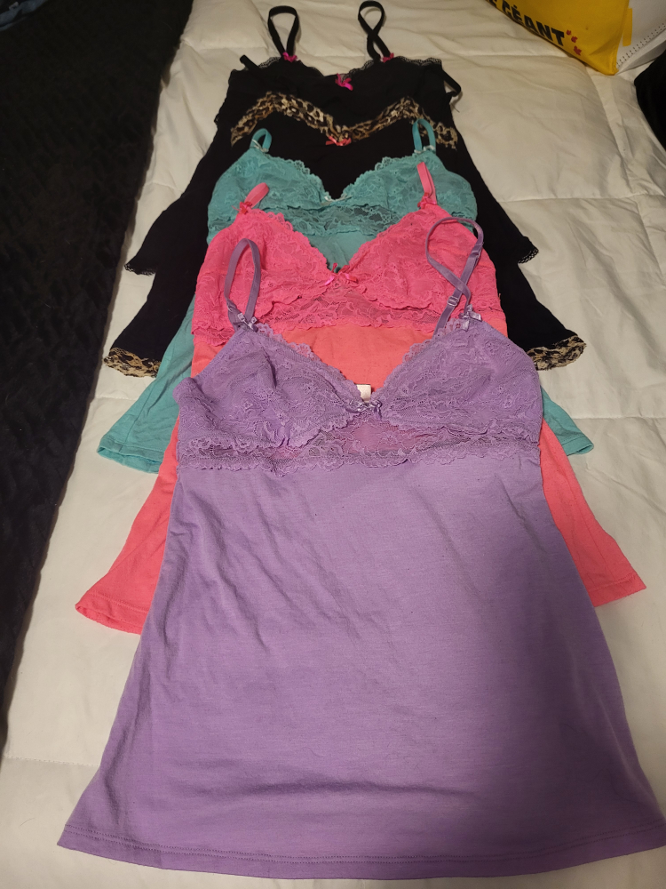 Five camisoles, assorted colours La senza