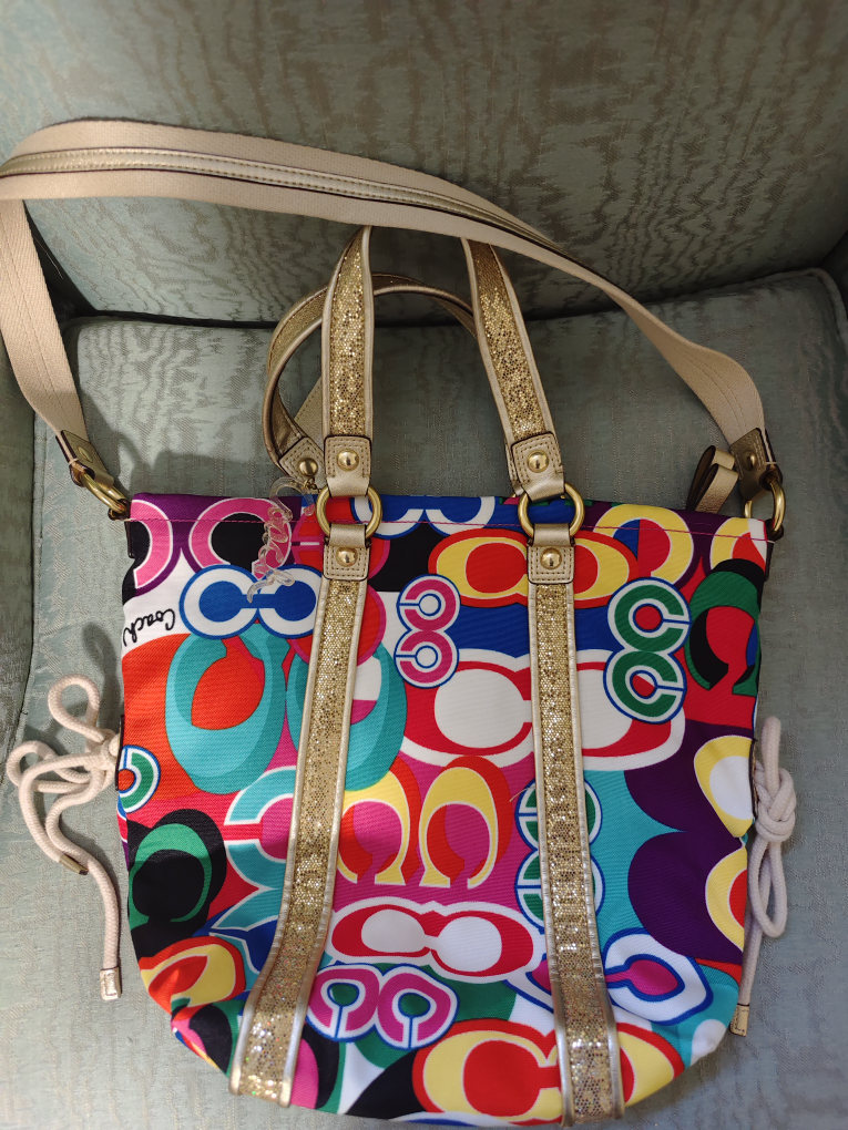 Colorful Coach handbag - photo 2