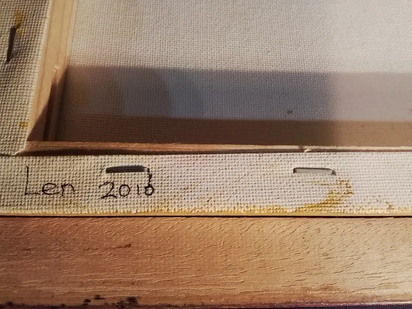 Framed Tuscan Landscape Painting Signed image indicator(6)