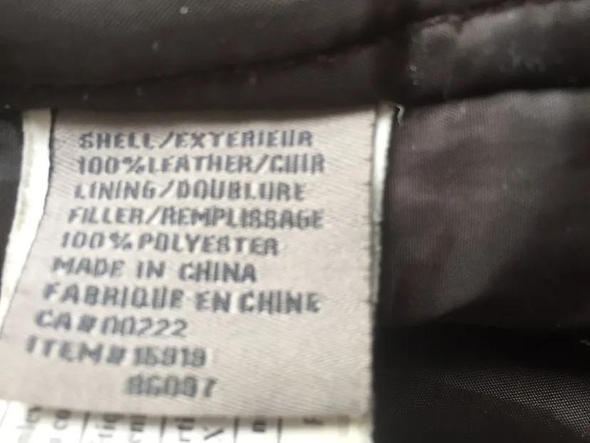 Leather Jacket with Removable LIner size L image indicator(5)