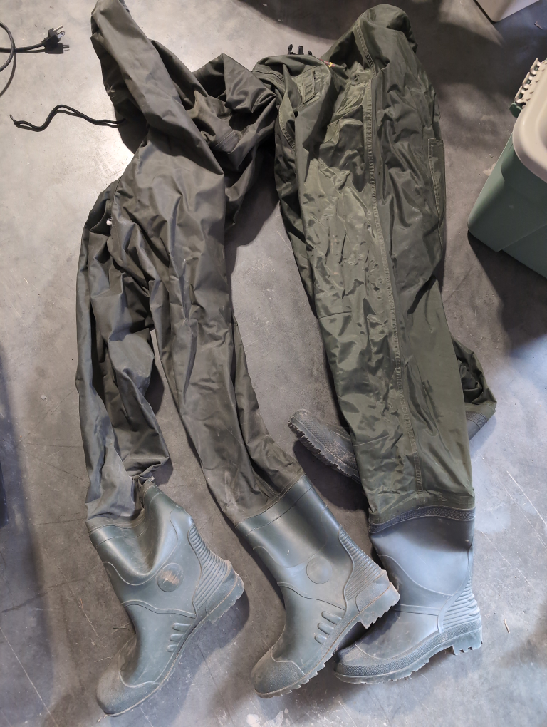 Used Chest Waders with Boots