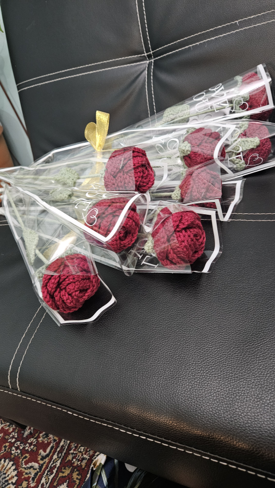 Handmade Crochet Rose  Valentine's Day Gift - photo 4