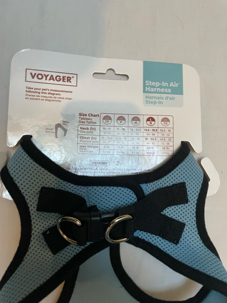 Voyager Step-In Air Harness - Large - Baby Blue - photo 2
