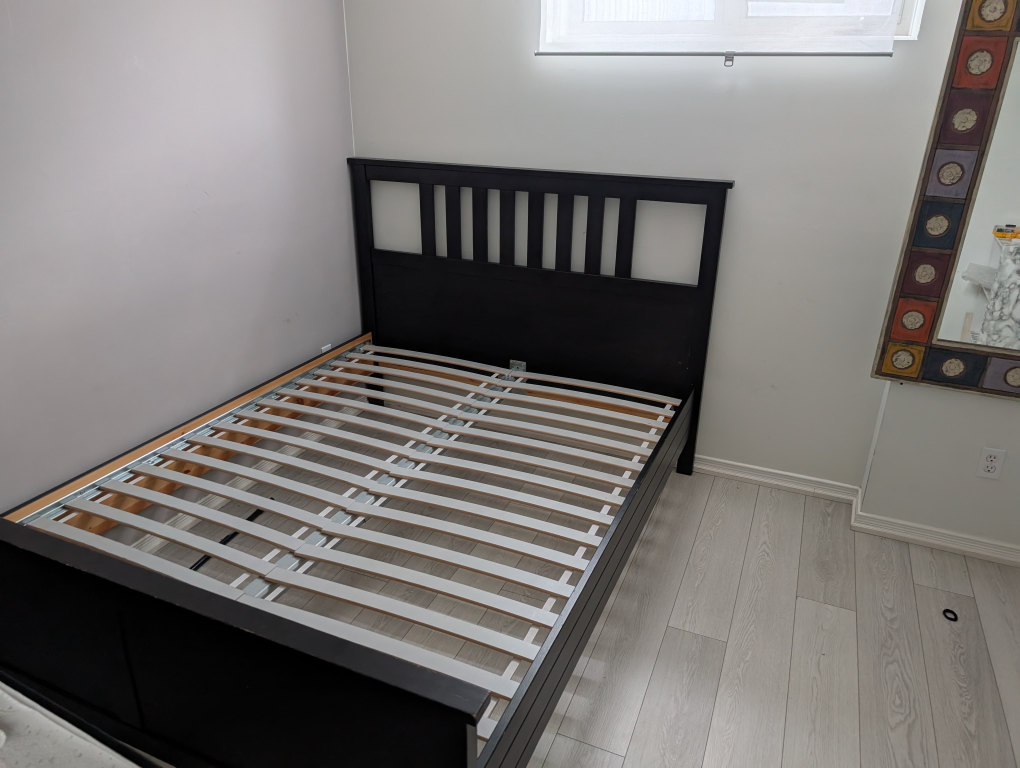 IKEA hemnes Black-Brown Queen Bed Frame - photo 2