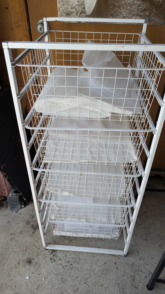 White Metal 5-Tier Organizer #freecycle image indicator(2)