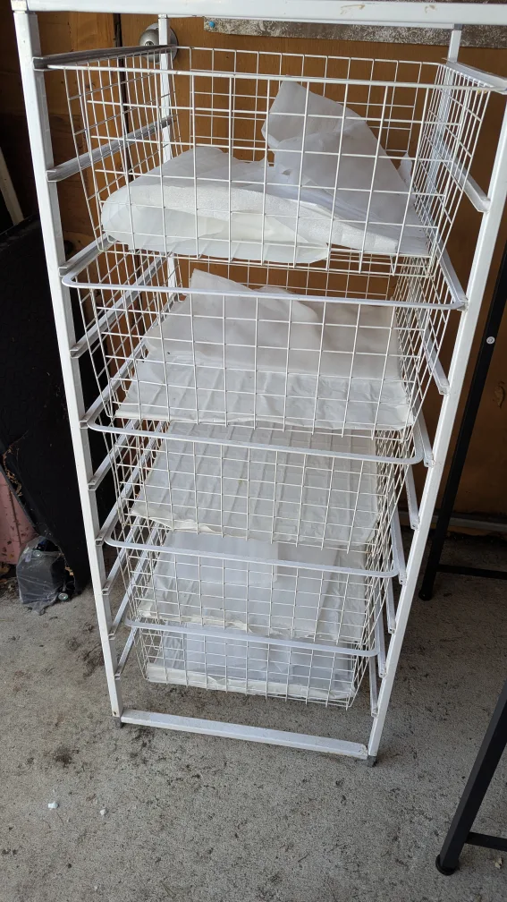 White Metal 5-Tier Organizer #freecycle image indicator(3)