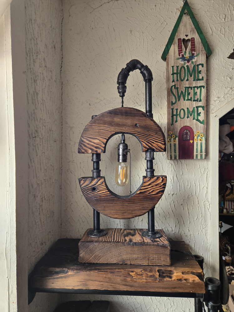 Rustic Farmhouse Style Table Lamp - photo 3