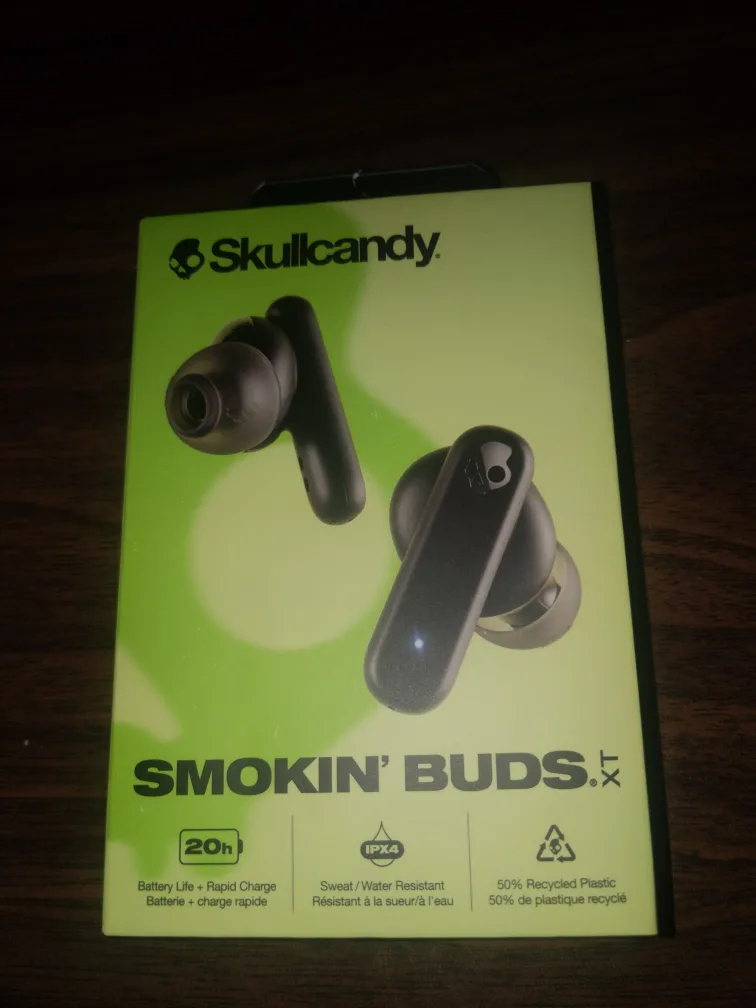 Skullcandy Smokin' Buds XT True Wireless Earbuds - Black thumbnail