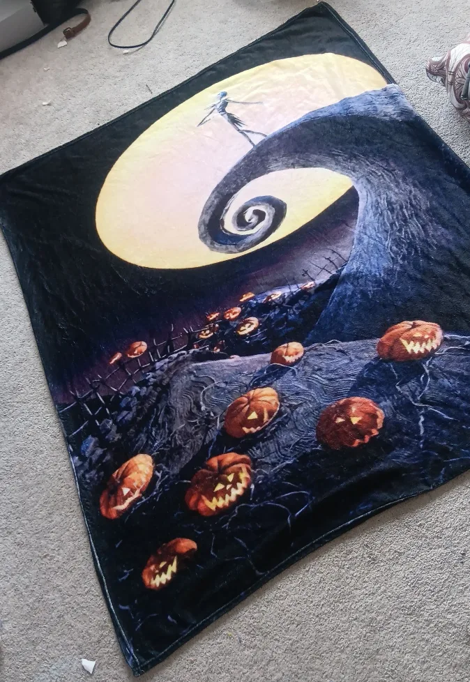 Nightmare Before Christmas Fleece Blanket image indicator(2)