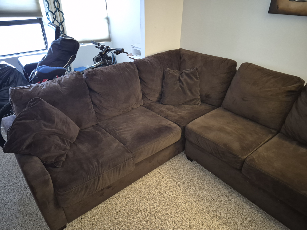 Brown Sectional Sofa - photo 2
