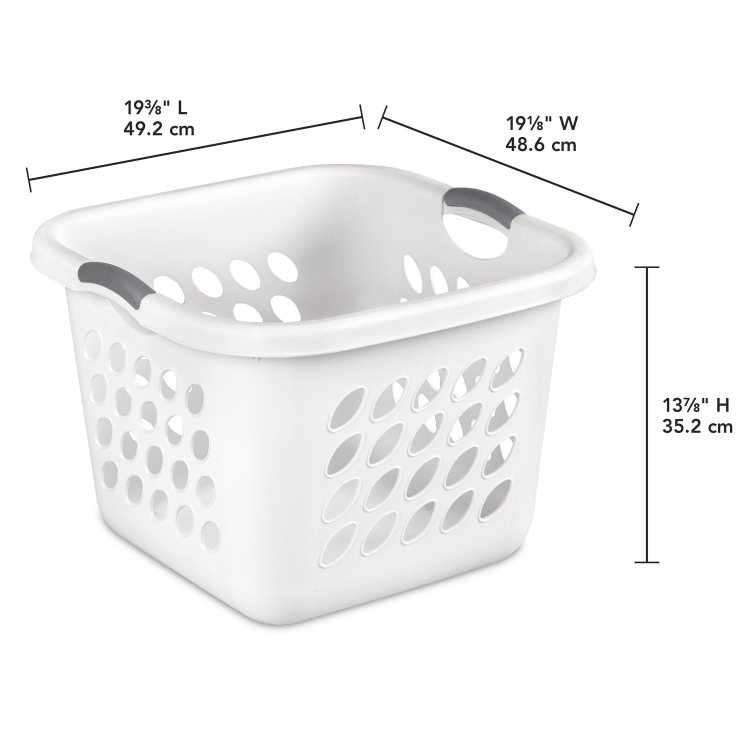 Sterilite 53 Liter White Laundry Basket - photo 3