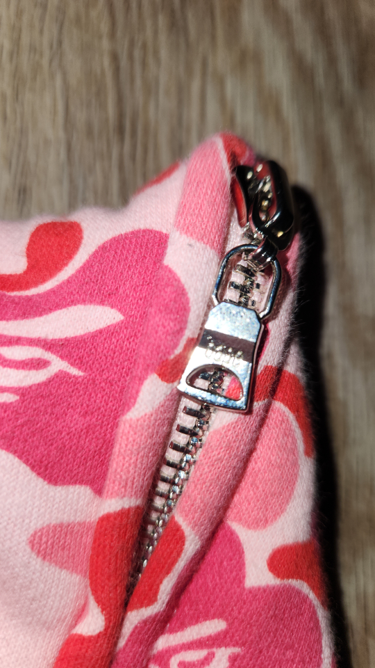 A Bathing Ape Pink Camo Shark Hoodie - photo 4