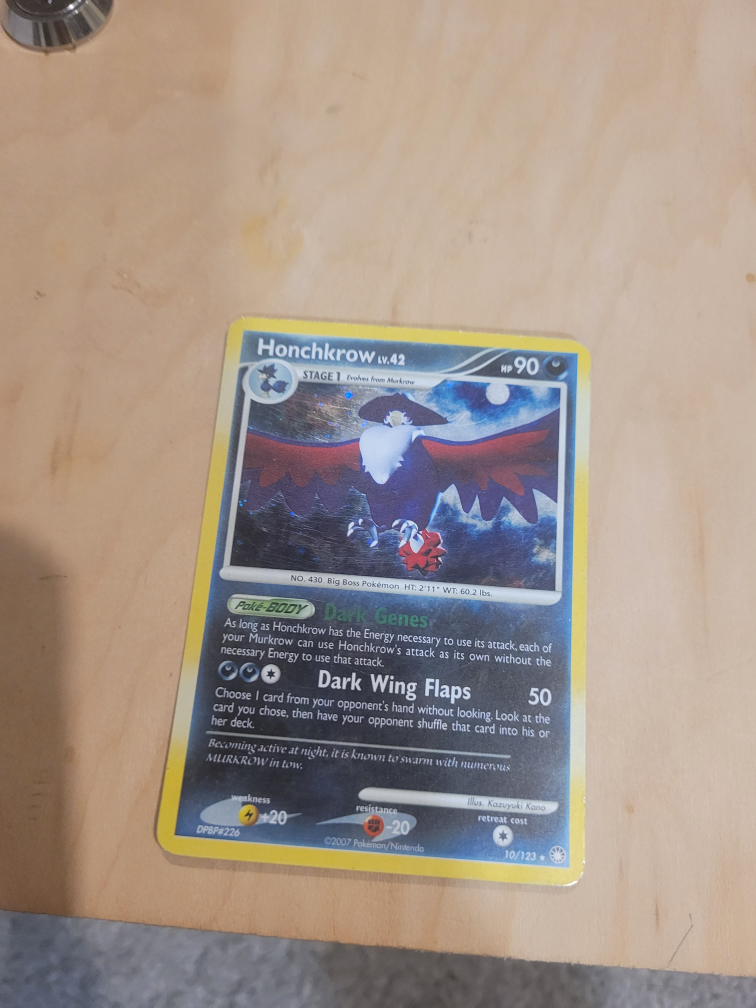 Honchkrow Pokémon Card - DP9-10/132