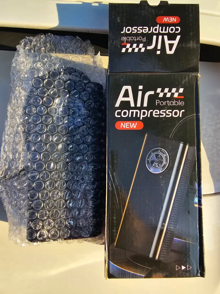 Portable Cordless Car tire Air Compressor - Brand New image indicator(2)