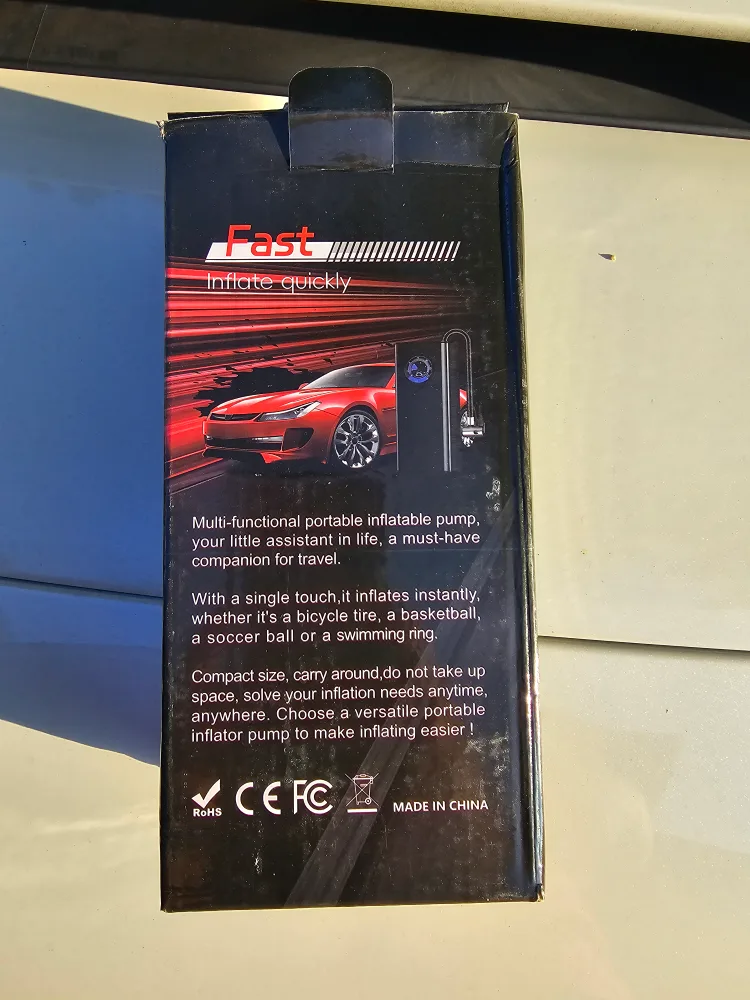 Portable Cordless Car tire Air Compressor - Brand New image indicator(3)