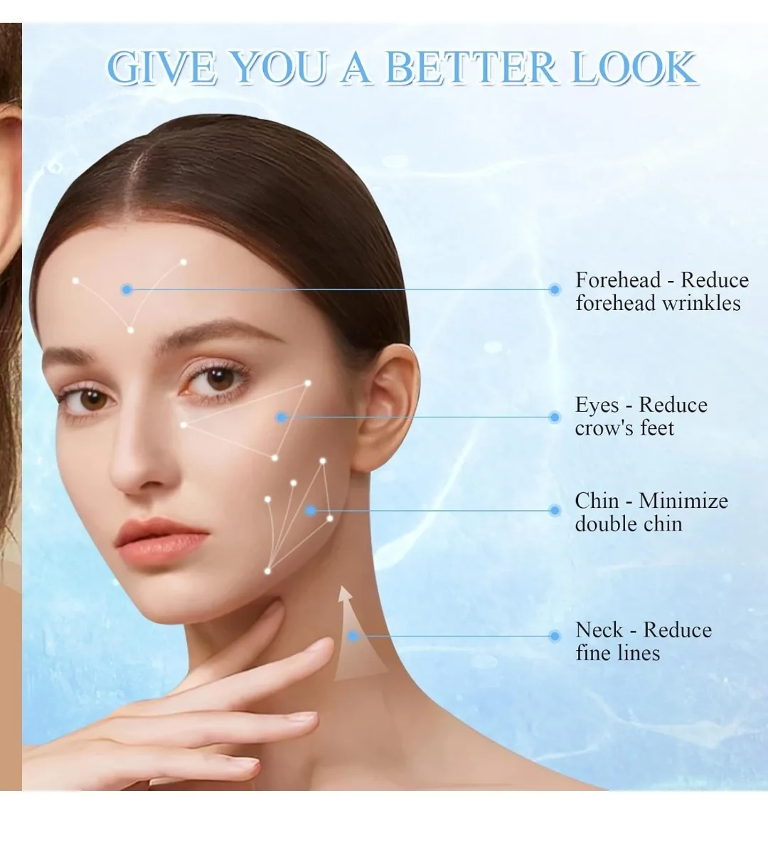 4-Mode Facial Skin Care Device with LED Light Therapy image indicator(3)