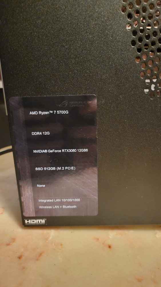 Rtx 3060 Gaming PC - Ryzen 5700G - photo 4