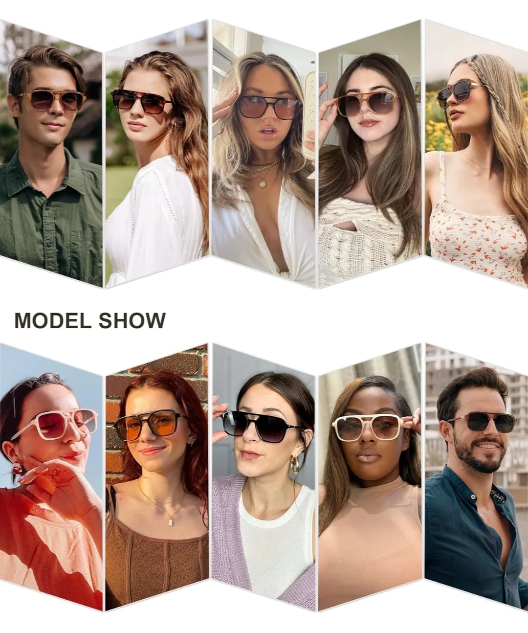 Retro Aviator Sunglasses Unisex, Tortoise/Grey image indicator(6)