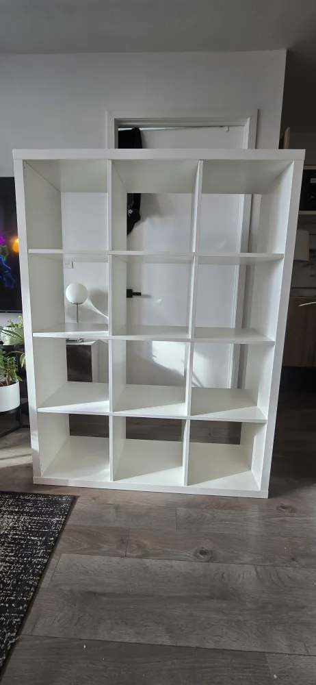 IKEA KALLAX 12 Cube Shelving Unit - White thumbnail