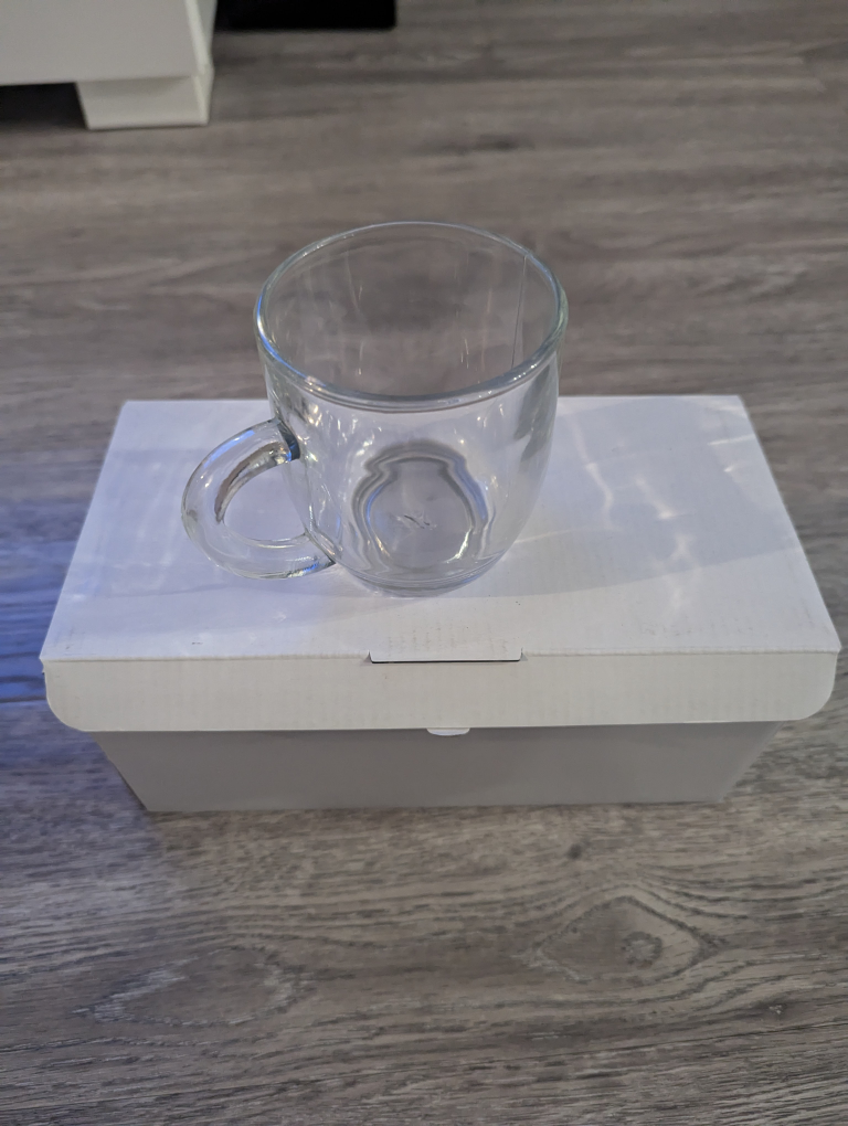 Set of 3 Clear Glass Mugs - photo 2