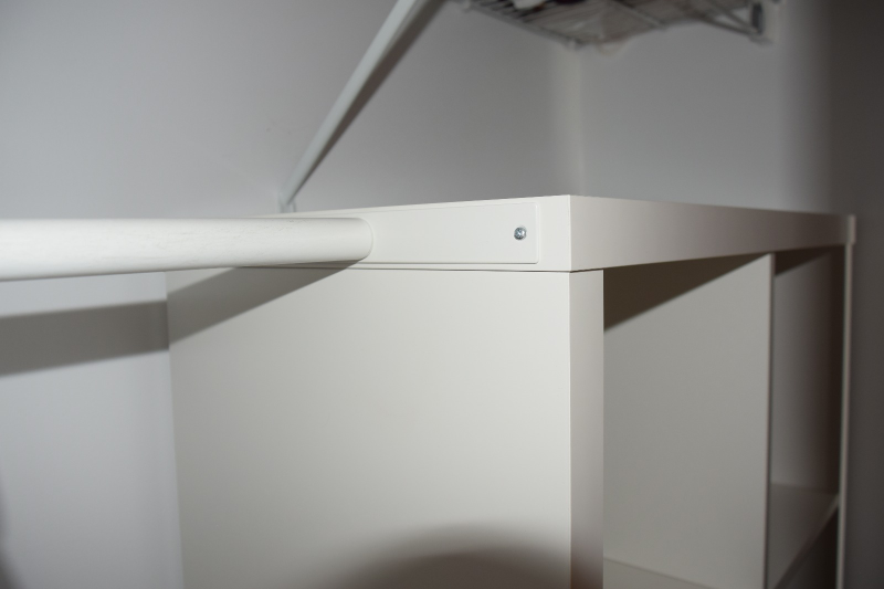 IKEA KALLAX with 4 drawers & extendable clothes rail - photo 3