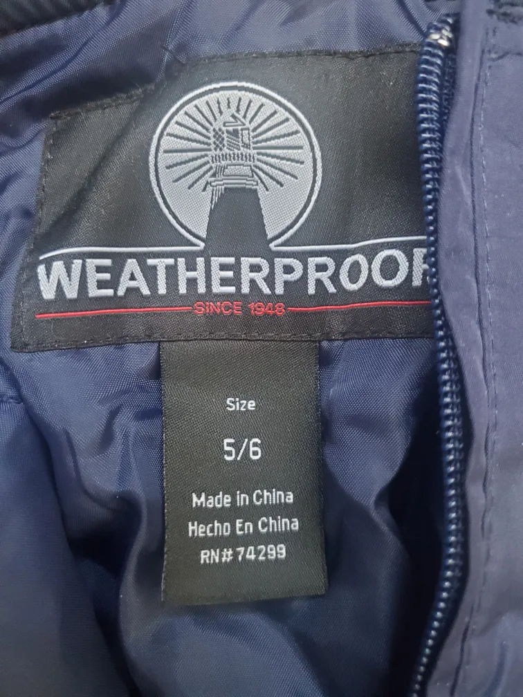 Weatherproof Kids' Size 5/6 Snow Pants image indicator(4)