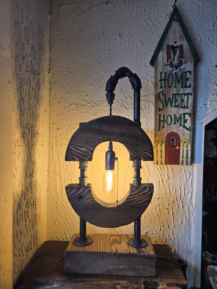 Rustic Farmhouse Style Table Lamp - photo 2