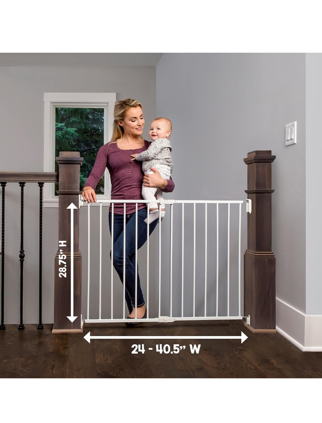 Regalo 2-in-1 Extra Wide Baby Safety Gate - photo 2