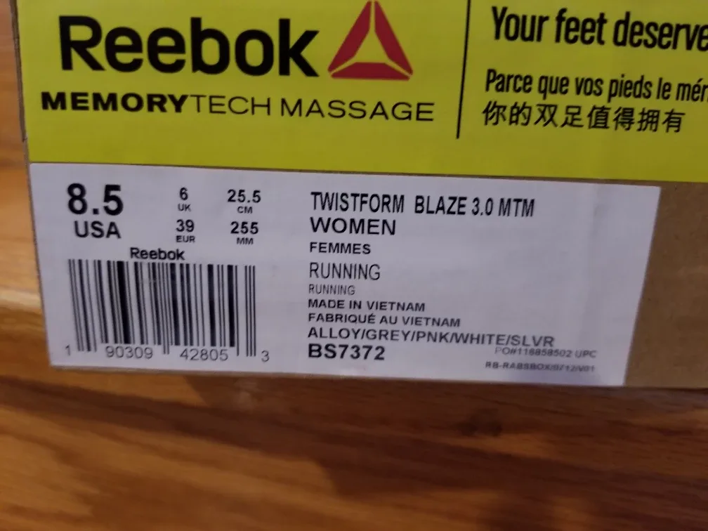 Womens Reebok twistform blaze 3.0 brand new image indicator(6)