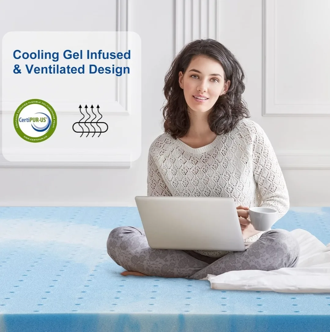 BedStory Mattress Topper Queen, 3" Memory Foam image indicator(3)