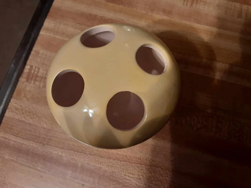 🏈Vintage Yellow Palm Tree Toothbrush Holder image indicator(3)