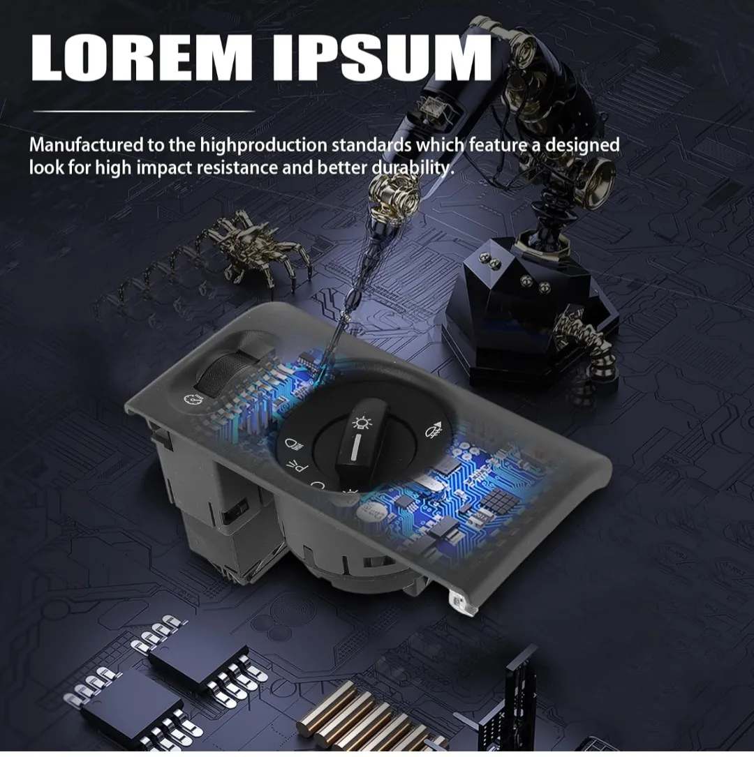 HEADLIGHT SWITCH for FORD F150, 2004 to 2008 image indicator(6)