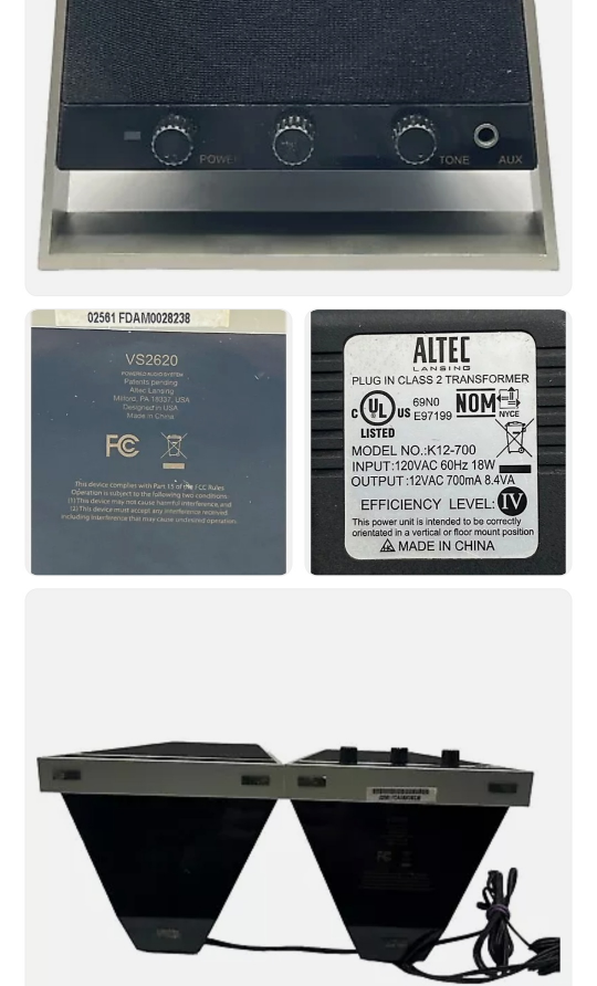 Altec Lansing VS2620 Computer Speakers - photo 3