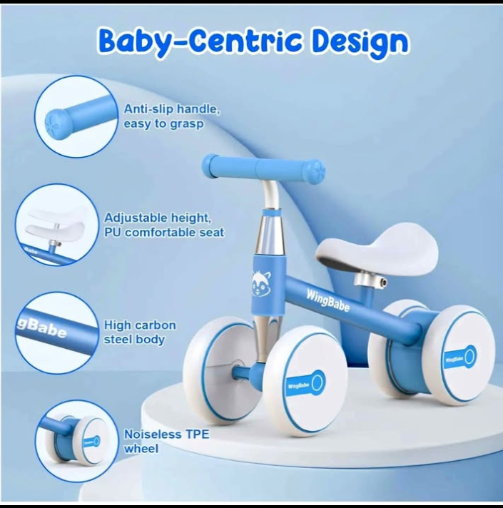 Baby Balance Bike - Blue - photo 2