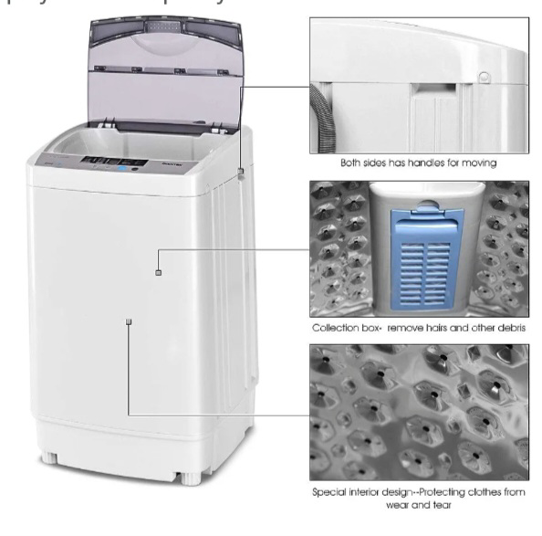 Compact Portable Mini Washing Machine 💚 - photo 3