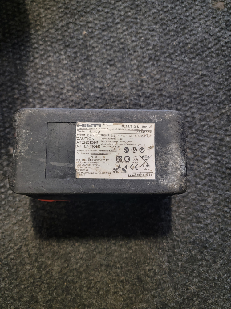 Hilti CPC B36V Li-ion Battery - photo 2