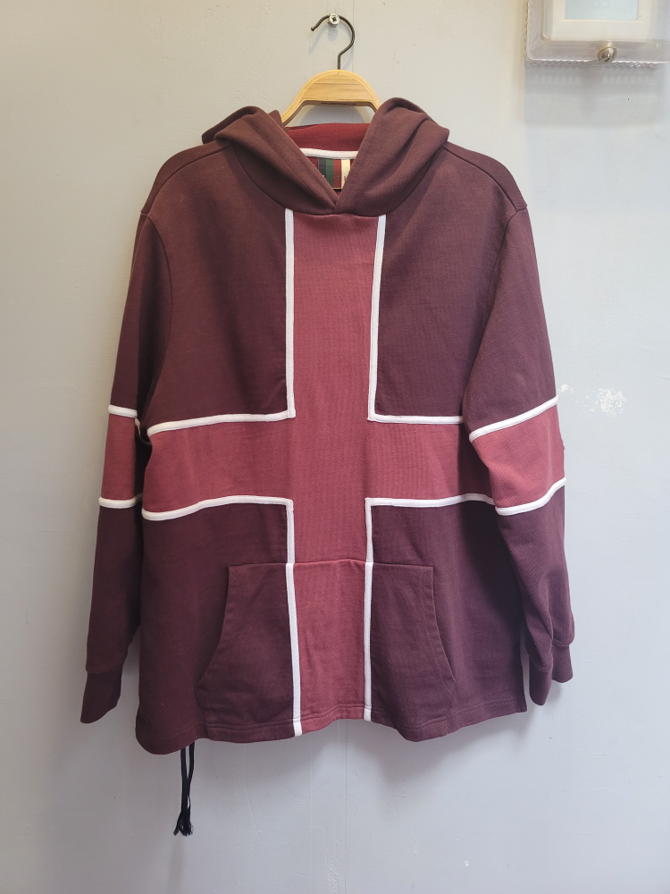 Grailed KITH Burgundy Rugby Hoodie Size XL