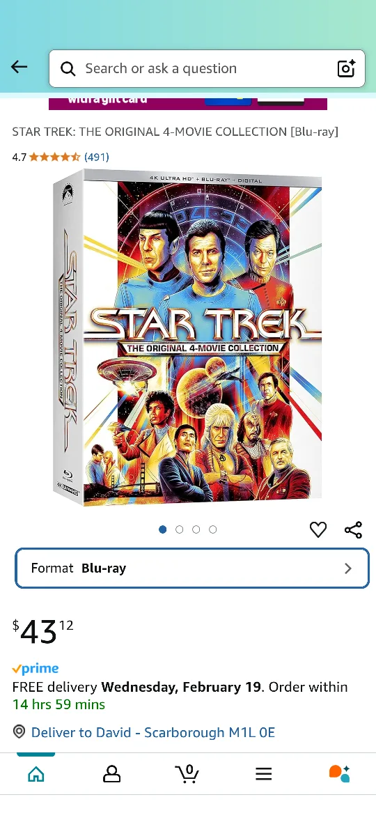 Star Trek: The Original 4-Movie Collection image indicator(2)