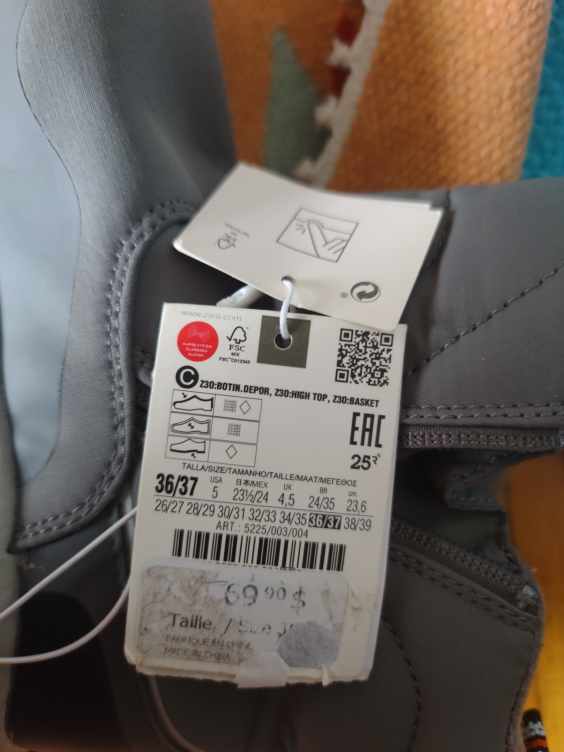 Zara Grey Winter Boots Size 25 - photo 4