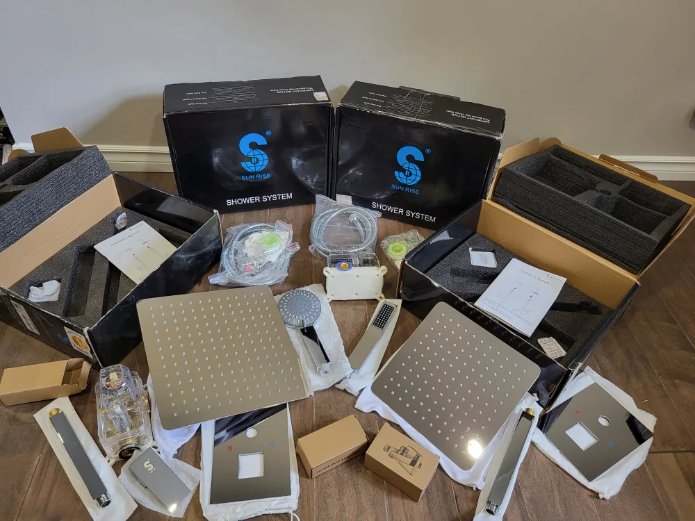 Brand New Sun Rise Chrome Shower Systems image indicator(4)