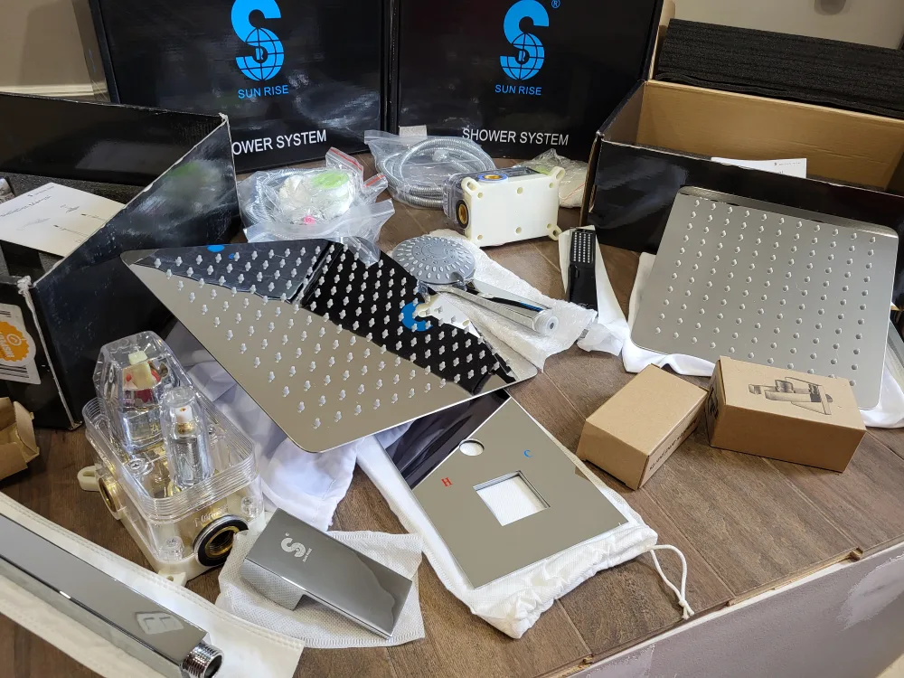 Brand New Sun Rise Chrome Shower Systems image indicator(6)