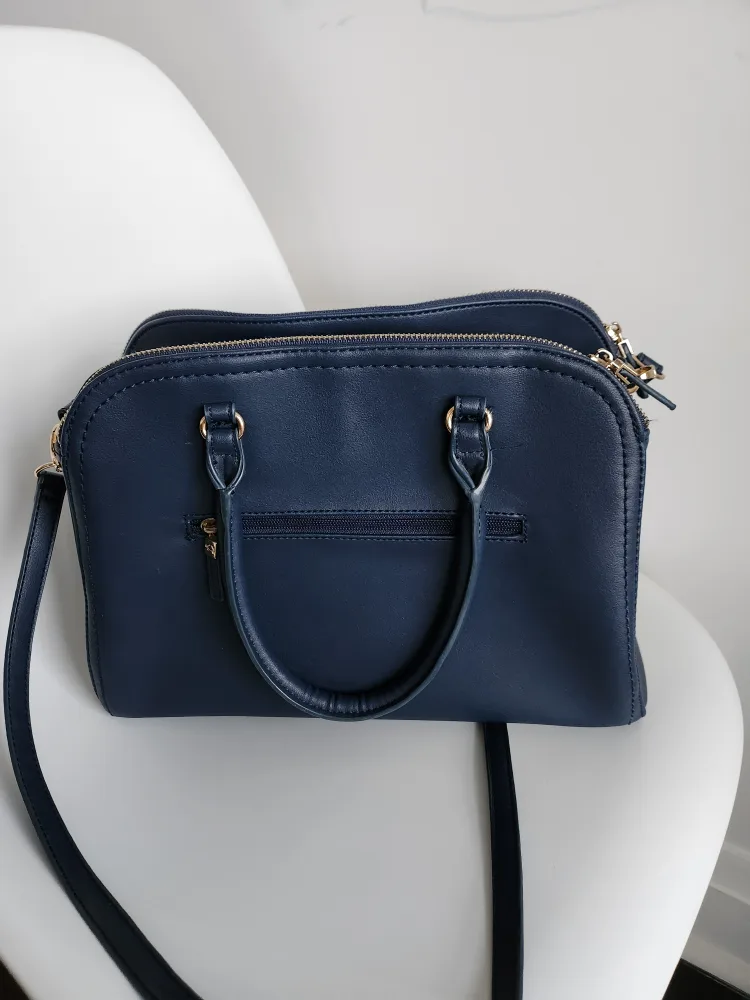 Navy Blue Satchel Handbag image indicator(2)