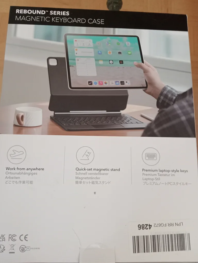 Rebound Series Magnetic Keyboard Case for Tablet image indicator(2)