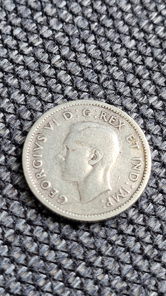 1941 Canadian Ten Cent Piece