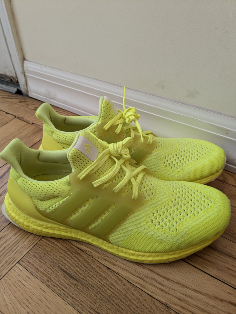 Adidas Originals Ultraboost 1.0 DNA Solar Yellow Mens Size 10.5