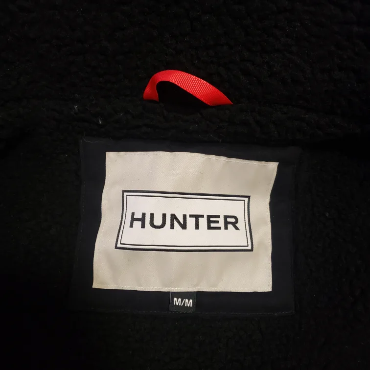 Band new Hunter Women's Black Parka Jacket Size M/M image indicator(3)