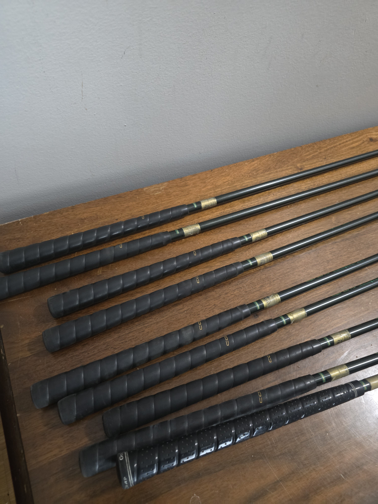 Golf club lot, bag, bag push cart and clubs - photo 5