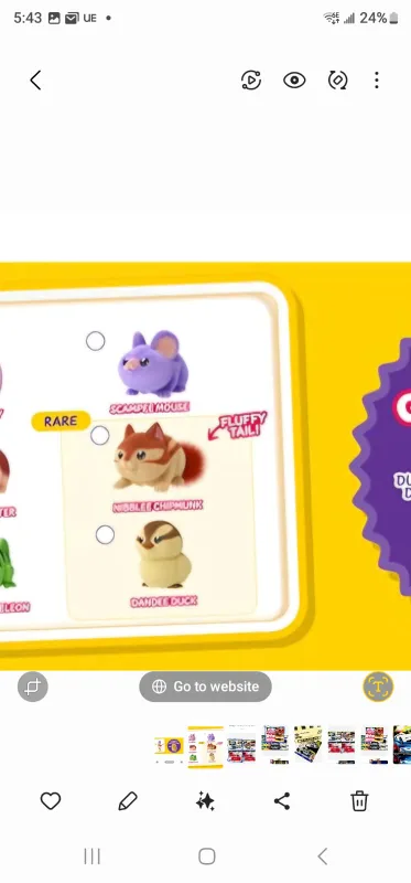 RARE Little Live Pets Needees Dandee Duck image indicator(7)