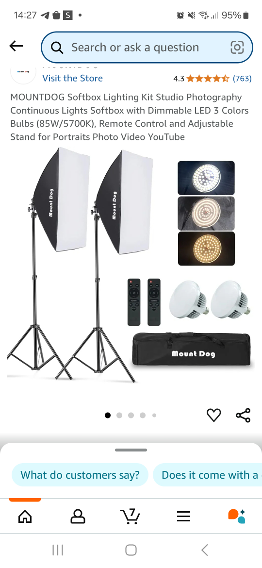 MOUNTDOG Softbox Lighting Kit