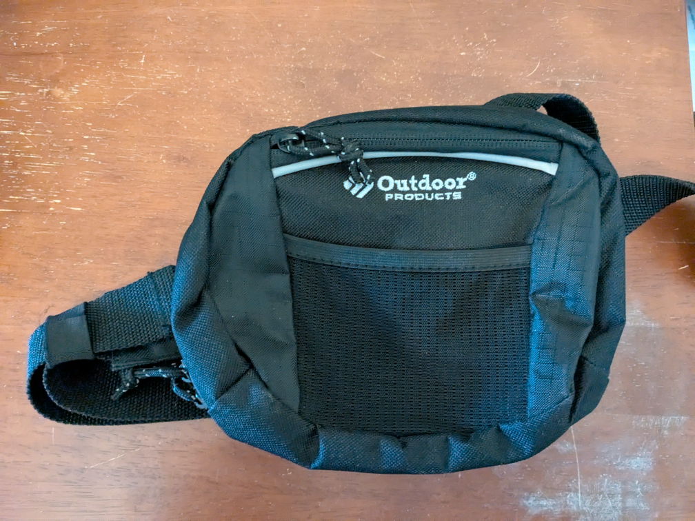 Outdoor Products Black Waist Pack